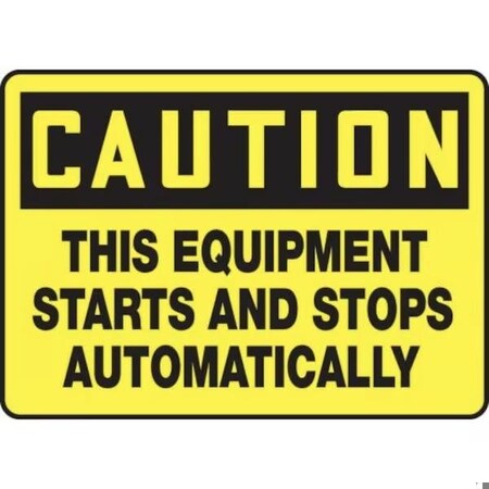 Accuform OSHA CAUTION SAFETY SIGN THIS MEQM630XT MEQM630XT